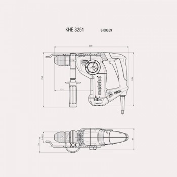 MARTILLO METABO KHE 3251