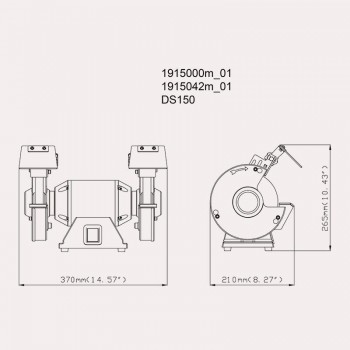ESMERILADORA DOBLE METABO DS 150