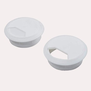 TAP PASSACABLES BLANC 60x22mm