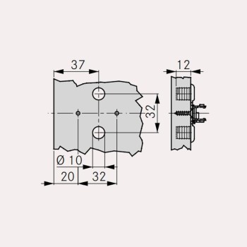 BASE CREU 1 REGULACIO H03 TIOMOS T.10mm