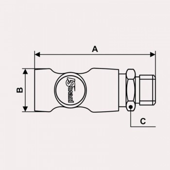 ENCHUFE RÁPIDO SEGURIDAD MACHO 1/4" ESI 071151