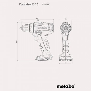 TREPANT-COLLADOR METABO POWERMAXX BS 12