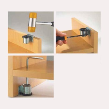 ANIVELLADOR 300 ROSCA INTERIOR ZAMAK (350-550) ZINC/NEGRE