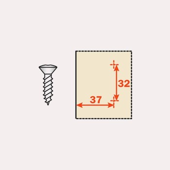 BASE SALICE CREU CLIP 37+32 REG.0