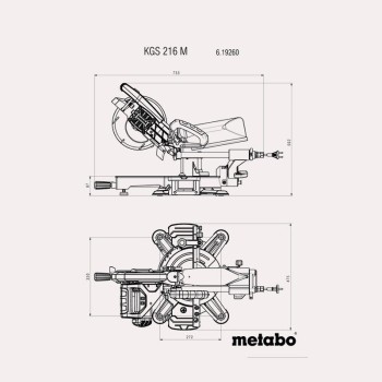 INGLETADORA TELESCÒPICA METABO KGS 216 M
