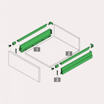 JOCS BARRA SCALA 450 (Barra+tapes+frontals+tras.) STONE