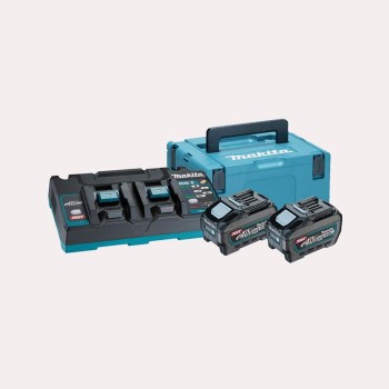 KIT MAKITA FUENTE DE ALIMENTACIÓN XGT (2 BATERIAS 5,0Ah + MULTICARGADOR + MAKPAC)