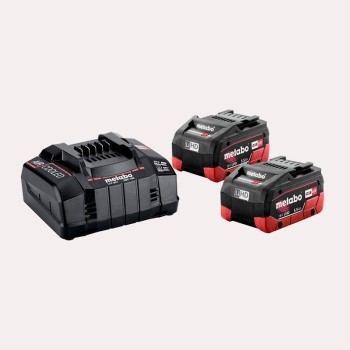 SET BASICO 2 BATERÍAS METABO 18V Y CARGADOR