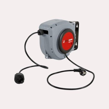 ENROLLADOR DE CABLE DE PARED 10 METROS HOLZMANN EKR10M 230V