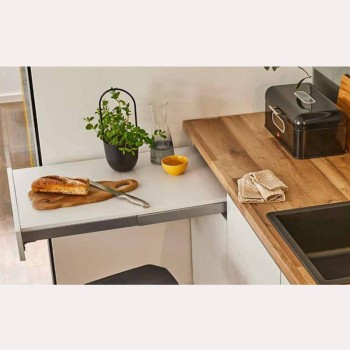 TAULA EXTRAÏBLE TOP FLEX 450-900X120X500mm GRIS