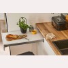 TAULA EXTRAÏBLE TOP FLEX 450-900X120X500mm GRIS
