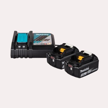 MAKITA KIT BATERIES 18V 5AH + CARREGADOR 1914J6-4