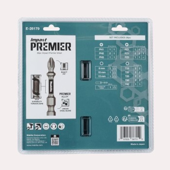 JOC PUNTES MAKITA IMPACT PREMIER (38pc) E-26179