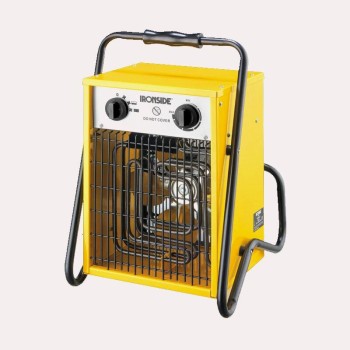 IRONSIDE CALEFACTOR PROFESIONAL CON SOPORTE 650/1300/2000 W CON TERMOSTATO Y ASA DE TRANSPORTE