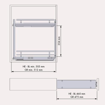 AMPOLLER GUIES LATERALS DE 70 DE LA GAMMA FLAT