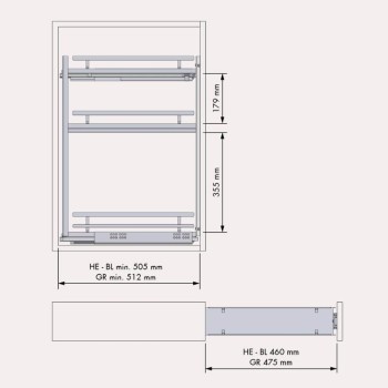 AMPOLLER GUIES LATERALS 80 DE LA GAMMA FLAT