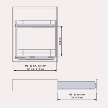 AMPOLLER GUIES LATERALS DE 70 DE LA GAMMA COMPACT