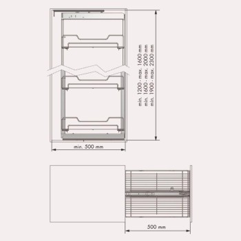 KIT BASTIDOR COLUMNA GAMA CLASSIC