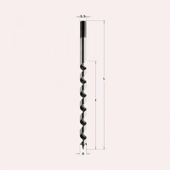 BROCA HELICOÏDAL LEWIS DE MANGO HEXAGONAL CMT 542 i 535