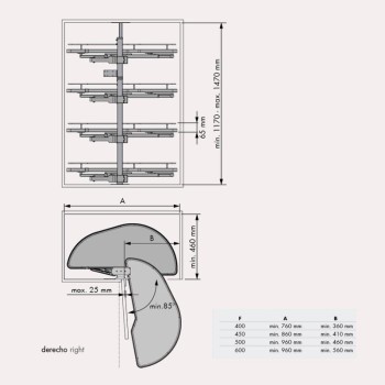 COLUMNA LLISCANT DOLPHIN II DE LA GAMMA COMPACT