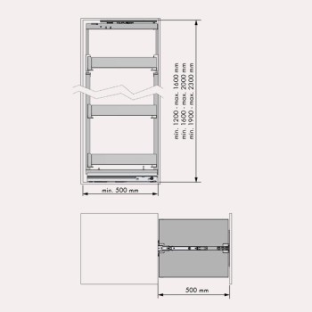 COLUMNA EXTRAÏBLE NOVA FLAT