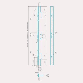 CONJUNTO CERRADURA E-2000B/3-Z EZCURRA