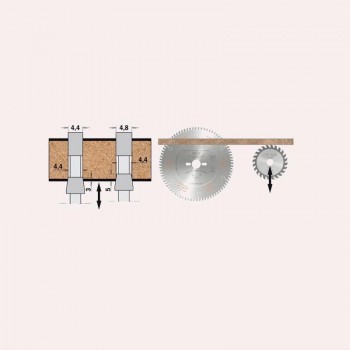 DISCO INCISOR FIJO Y CÓNICO CMT S288