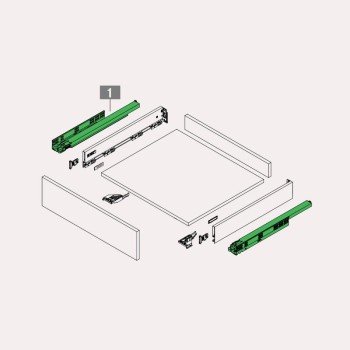 GUIA DRETA DYNAPRO 300mm 40kg LQ TMSC F130107798211