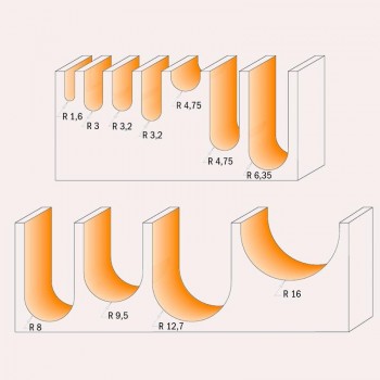 FRESES DE RADI CONVEX
