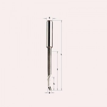FRESES DE TALL HELICOIDAL PER ALUMINI I PVC DE 1 TALL POSITIU SERIE REBAIXADA