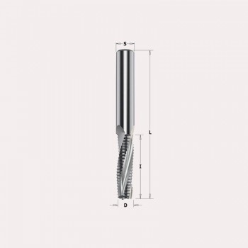 FRESES DE TALL HELICOIDAL AMB TRENCA ENCENALLS DOWN