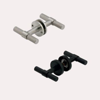 JUEGO MANIVELAS ROMA TIPO "T" CON ROSETA D53 7016.20