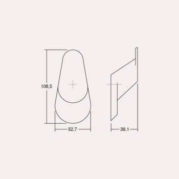 CRESTT - COLGADOR 53x109x39mm