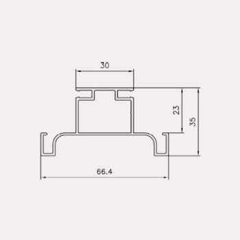 PERFIL GOLA INTERIOR VERTICAL CENTRAL CORB 2,5 m