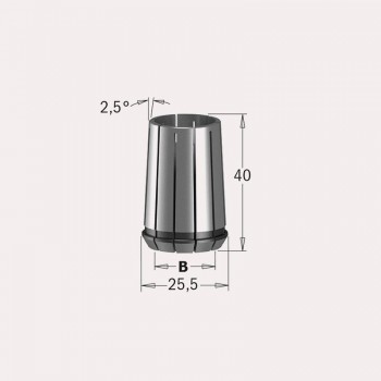 PINÇA ELÀSTICA BICÒNICA "DIN 6388" DIÀMETRE 25,5MM