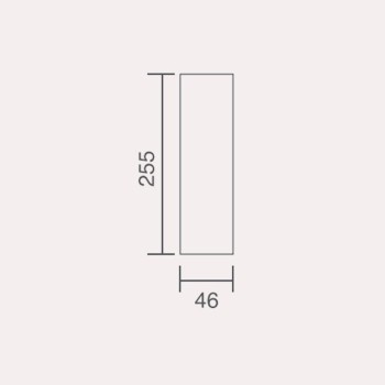 PLACA DE NETEJA AITANA DE 255 X 46 mm