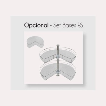 SET BASES PS PARA BANDEJA GIRATÓRIA DE 270º GAMA ECO